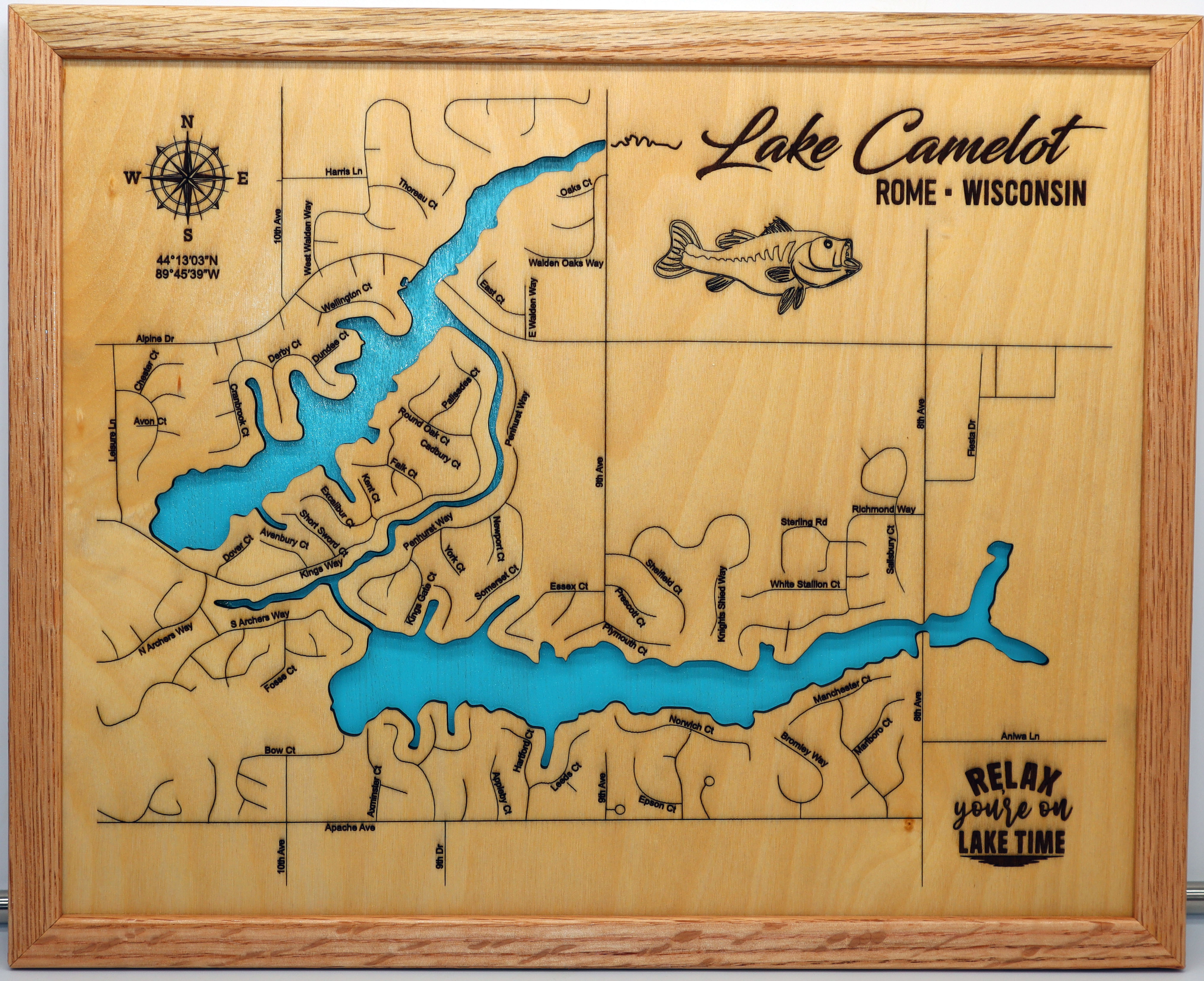 Lake Camelot map